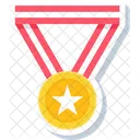 Medalla Insignia Estrella Icon