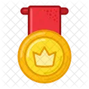 Corona Medalla Premio Icon