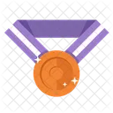 Medalla De Bronce Premio Cobre Icon