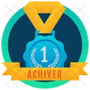 Medalla De Bronce Medalla De Numeracion Medalla De Oro Icon
