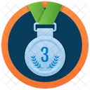 Medalla De Bronce Medalla De Numeracion Medalla De Oro Icon