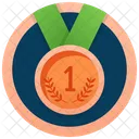 Medalla De Bronce Medalla De Numeracion Medalla De Oro Icon