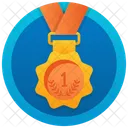 Medalla De Bronce Medalla De Numeracion Medalla De Oro Icon