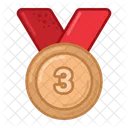 Bronce Medalla Premio Icon