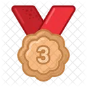 Bronce Medalla Premio Icon