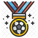 Medalla de futbol  Icono