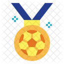 Medalla de futbol  Icono