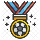 Medalla de futbol  Icono