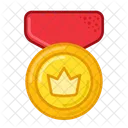 Corona Medalla Premio Icon