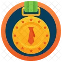 Medalla De Negocios Premio Logro Icon