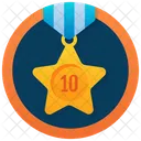 Medalla Medalla Estrella Medalla De Oro Icon