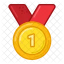 Oro Medalla Premio Icon