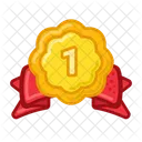 Oro Medalla Premio Icon