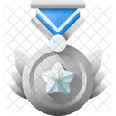 Medalla De Plata Medalla Premio Icon