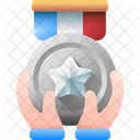 Medalla De Plata Medalla Premio Icon
