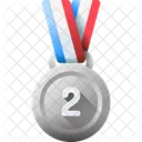 Medalla De Plata Medalla Premio Icon