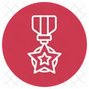 Medalla Premio Insignia Al Valor Icono