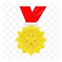 Insignia Medalla Estrella Icon