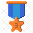 Medalla estrella de bronce  Icono