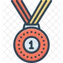 Medalla Premio Honor Icono