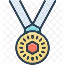 Medalla Premio Honor Icono