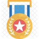 Militar Medalla Estrella Icono