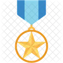 Militar Medalla Estrella Icono