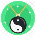 Medallon Yin Yang Colgante Yin Yang Adorno Icono