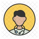 Medecin Invite Homme Icône