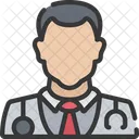 Medecin Homme Soins De Sante Icône