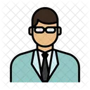 Docteur Homme Medical Avatar Icône