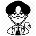Homme Avatar Profession Icône