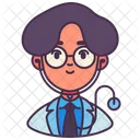 Homme Avatar Profession Icône