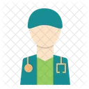 Medecin Homme Soins Icône