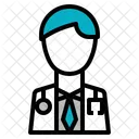 Medecin Homme Soins Icône
