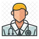 Docteur Homme Avatar Icône