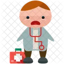 Docteur Homme Avatar Icône