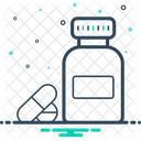 Medecine Drogues Capsule Icône