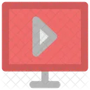 Media Player Monitor Icon
