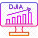 Media Djia Dow Ícone