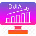 Media Djia Dow Ícone