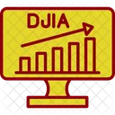 Media Djia Dow Ícone