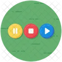 Pause Stop Play Icon