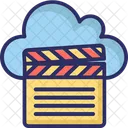 Cloud Computing Clapper Multimedia Cloud Icon