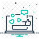 Media Engagement  Icon