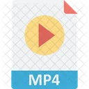Media File Movie Mp 4 Icon