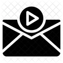 Play Media Mail Multimedia Mail Icon