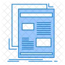 Media Newsletter Media Newspaper Paper Icon
