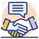 Media Partner Social Partner Partners Handshake Icon