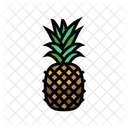 Media piña  Icono